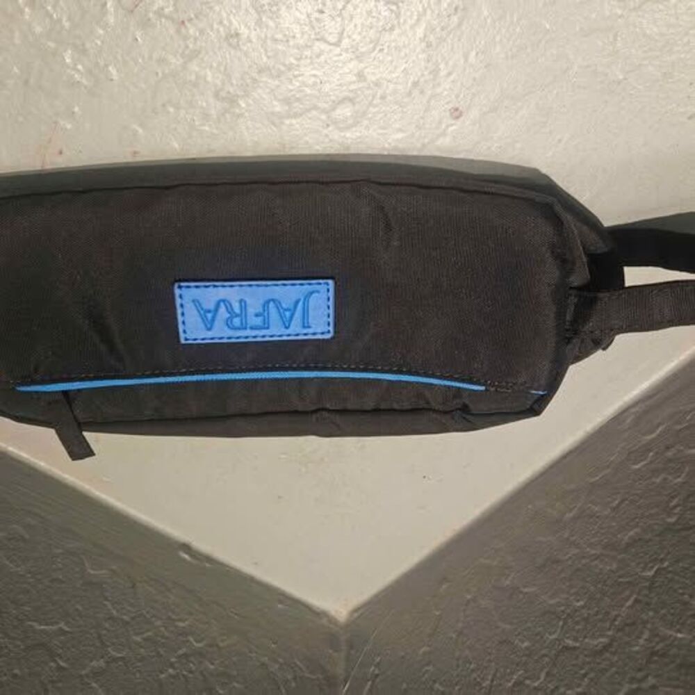 JAFRA Black and Blue Travel Toiletry Bag